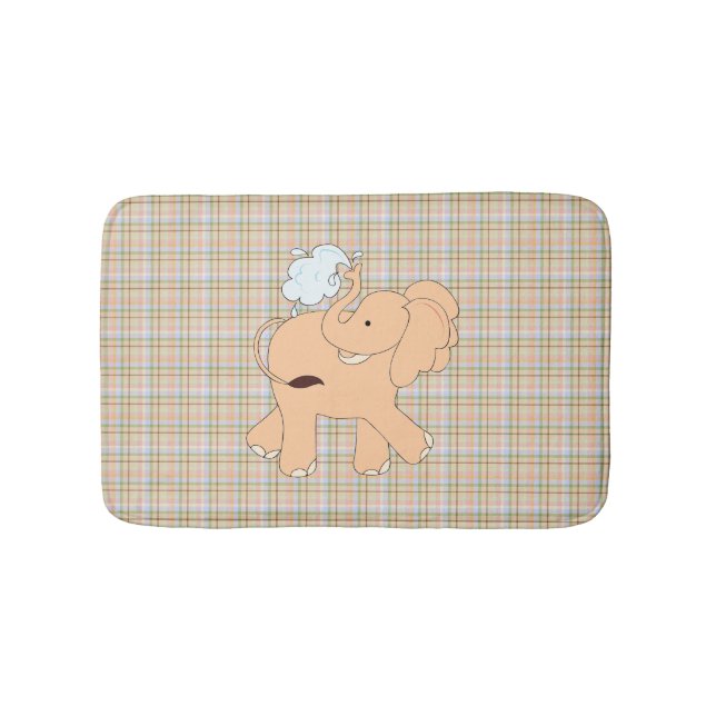 Tapete De Banheiro Bath Mat do Elefante de Peach (frente)