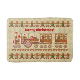Tapete De Banheiro Bath Mat, Festa de Natal dos Biscoitos