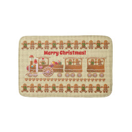 Tapete De Banheiro Bath Mat, Festa de Natal dos Biscoitos