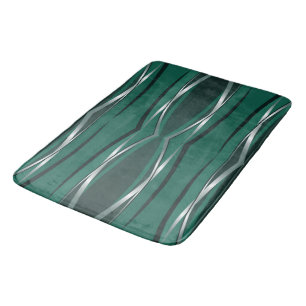 Tapete De Banheiro Bath Mat - Forest Silver Retro
