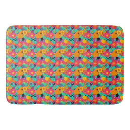 Tapete De Banheiro Bath Mat Geométrico - Bold & Chic Décor