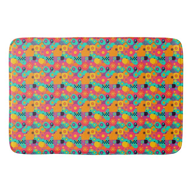 Tapete De Banheiro Bath Mat Geométrico - Bold & Chic Décor (Frente)
