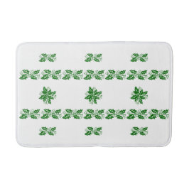 Tapete De Banheiro Bath Mat - Green Holly Sai