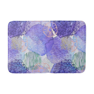 Tapete De Banheiro Bath Mat lavanda de abstrato de na moda de roxo