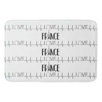 Tapete De Banheiro Bath Mat Love France
