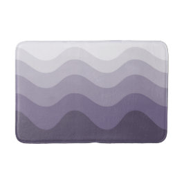 Tapete De Banheiro Bath Mat Moderna de Cinza Roxo Profundo