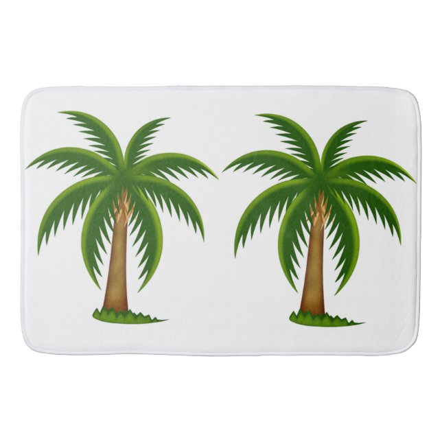 Tapete De Banheiro Bath Mat/Palm Trees (Frente)