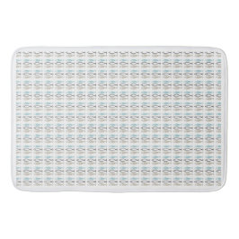 Tapete De Banheiro Bath Mat - Peixes Escandinavos
