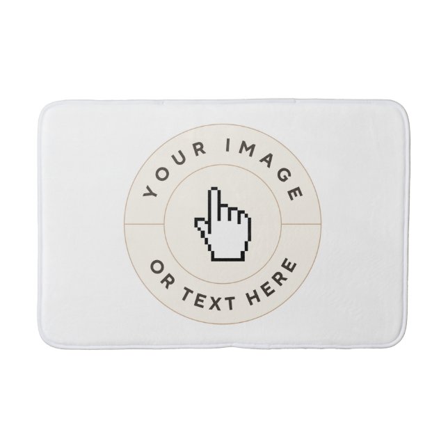 Tapete De Banheiro Bath Mat - Personalizado (adicionar imagem/texto) (Frente)
