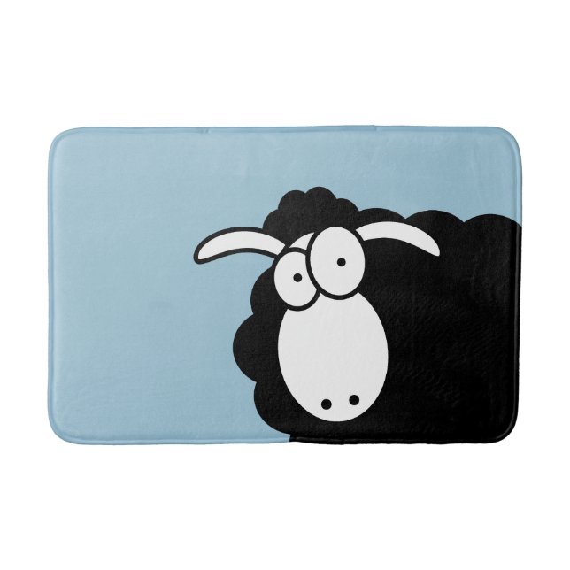 Tapete De Banheiro Bath Mat Preto (Frente)