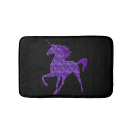Tapete De Banheiro Bath Mat Puro Fire Unicorn