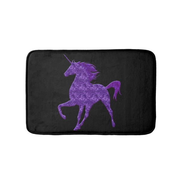 Tapete De Banheiro Bath Mat Puro Fire Unicorn (frente)