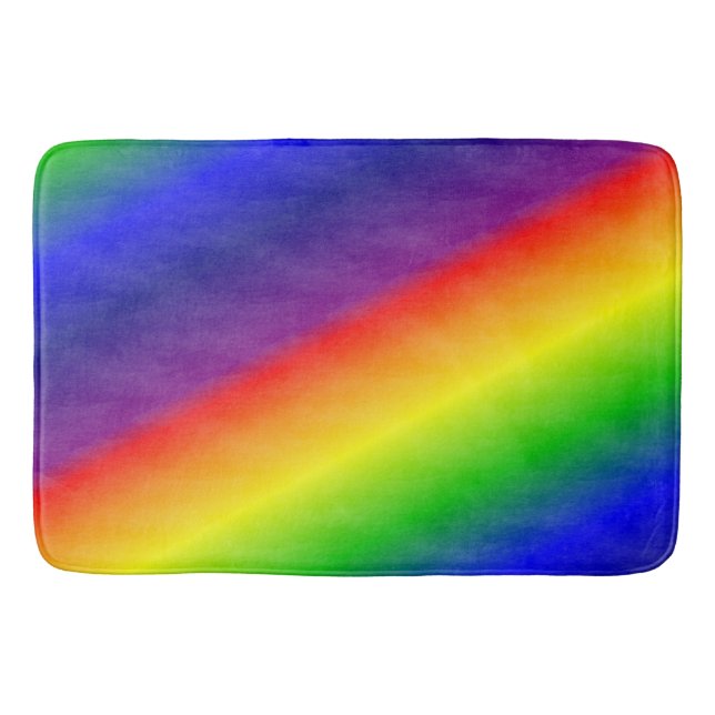 Tapete De Banheiro Bath Mat/Rainbow (Frente)