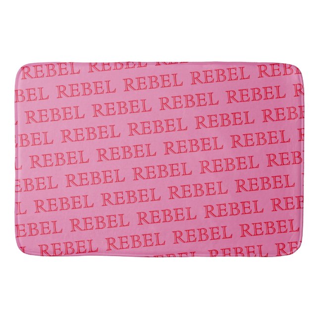 Tapete De Banheiro Bath Mat - REBEL (Frente)