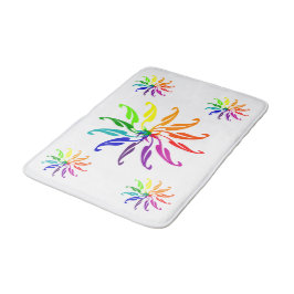 Tapete De Banheiro Bath Mat - Rodas coloridas