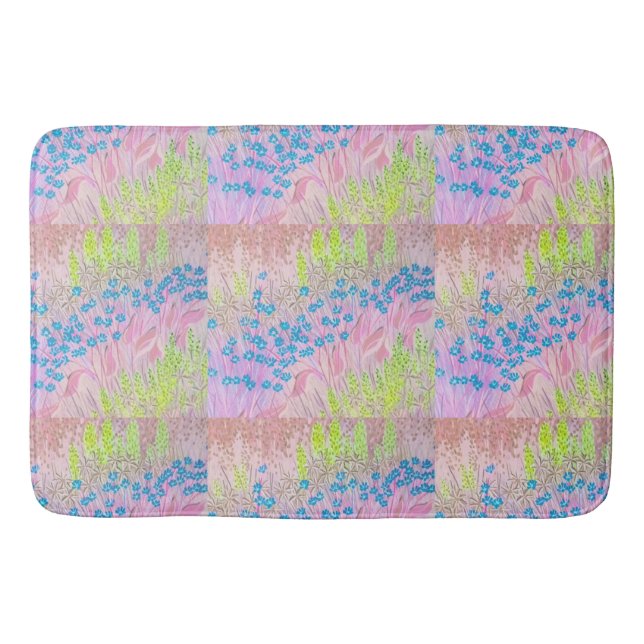 Tapete De Banheiro Bath Mat Rosa (Frente)