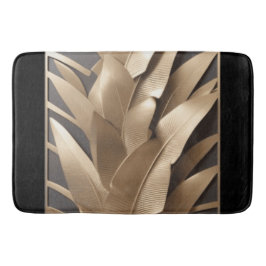 Tapete De Banheiro Bath Mat/Sculted Metal Banana Leaf/Bath Mat