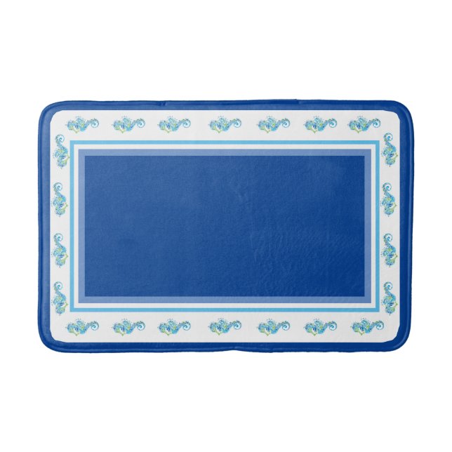 Tapete De Banheiro Bath Mat Seaside Royal (Frente)