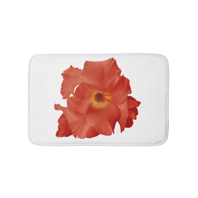 Tapete De Banheiro Bath Mat Sword Lily Red Yellow (frente)