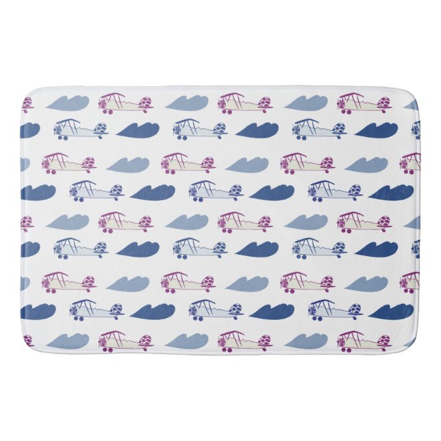 Tapete De Banheiro Bath Mat Toy Avião (Frente)