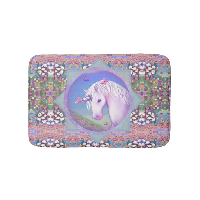 Tapete De Banheiro Bath Mat, um paraíso roxo (frente)