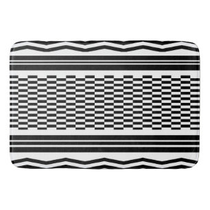 Tapete De Banheiro Bath Mat/Zig Zags e verificado