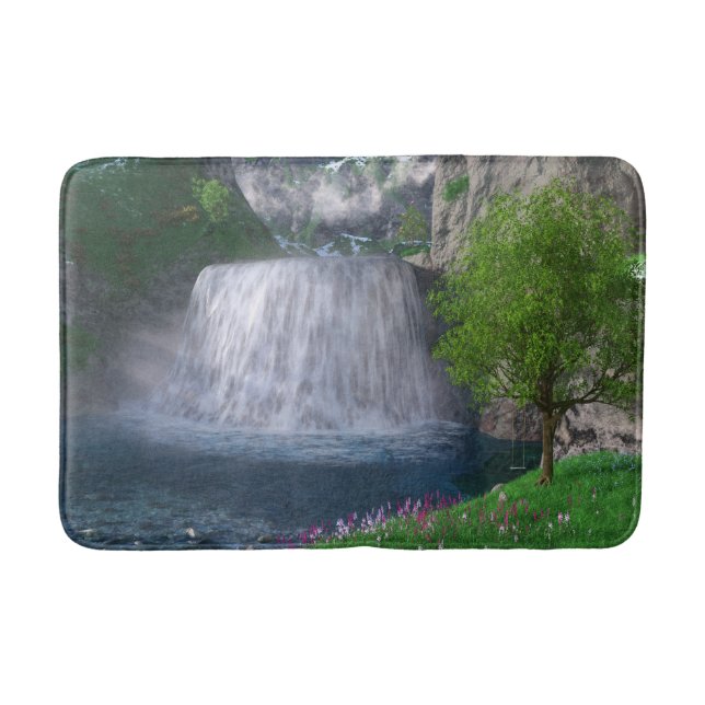 Tapete De Banheiro Bathmat Cwm Waterfall (Frente)