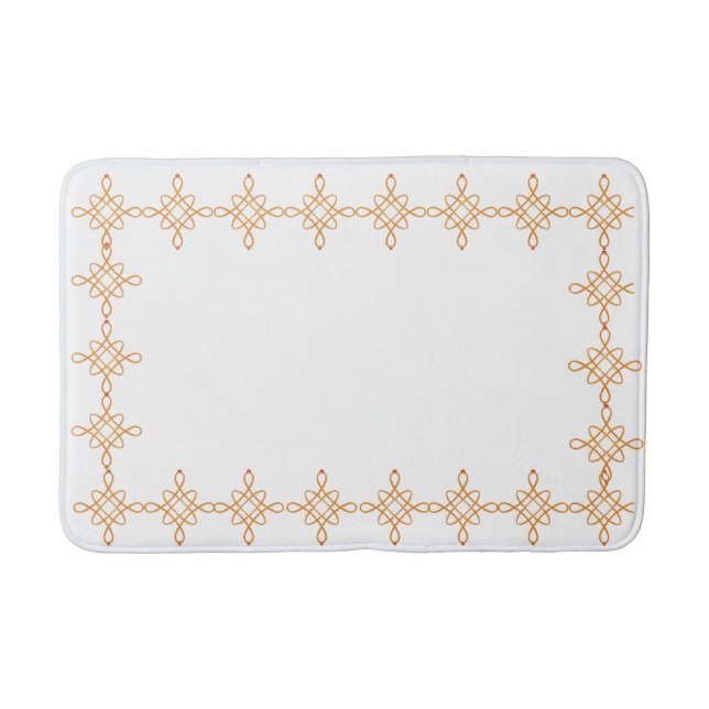 Tapete De Banheiro Bathmat de Design de borda (Frente)