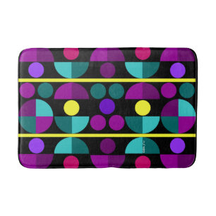 Tapete De Banheiro Bathmat dos Círculos Semi