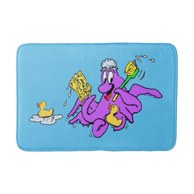 Tapete De Banheiro Bathmat Octopus (Frente)