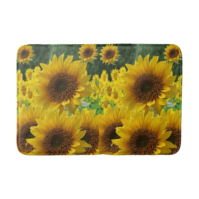 Tapete De Banheiro Bathmat Sunflower (Frente)