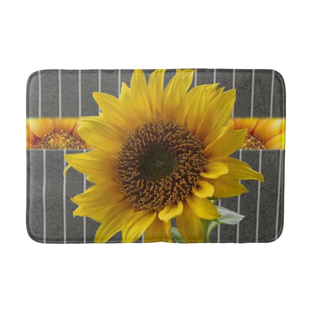 Tapete De Banheiro Bathmat Sunflower (Frente)