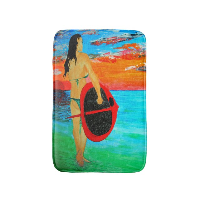 Tapete De Banheiro Bathmats Bubblepacific (Frente Vertical)