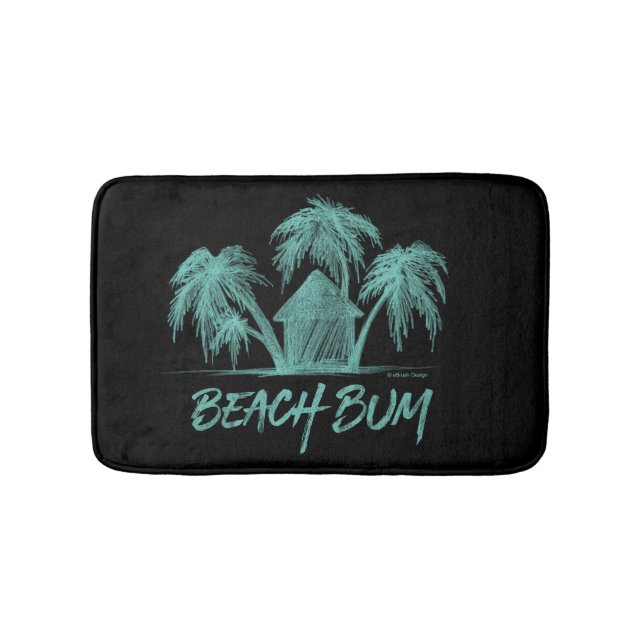 Tapete De Banheiro Beach Bum Mat (frente)