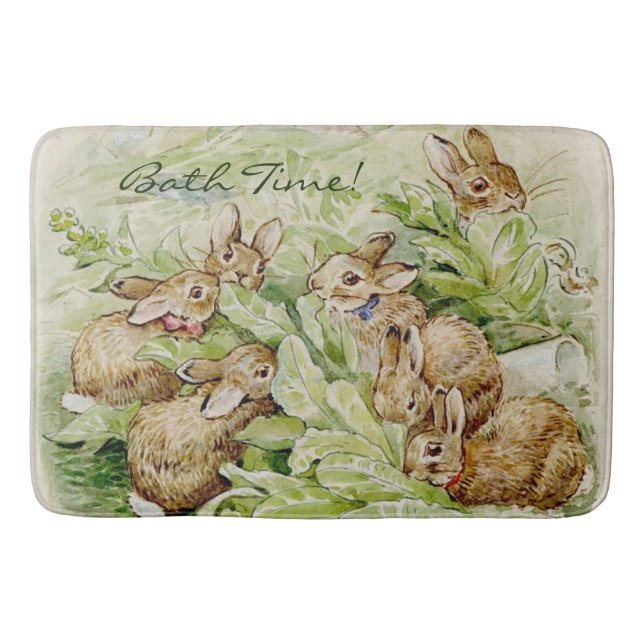 Tapete De Banheiro Beatrix Potter Flopsy Bunny Bath Mat (Frente)