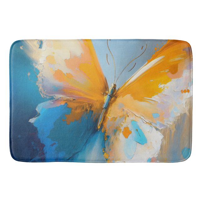 Tapete De Banheiro Becoming Light – Abstract Butterfly In Motion (Frente)