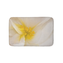 Tapete De Banheiro Begonia Branca