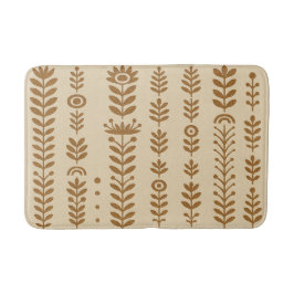 Tapete De Banheiro Beige and Earth Brown Bath Mat