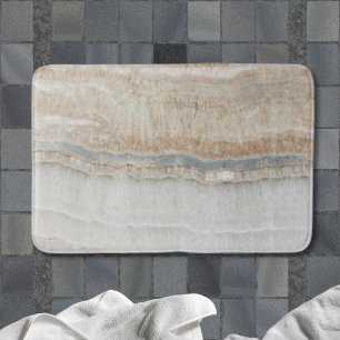 Tapete De Banheiro beige chic moderno minimalista do que cinza branca