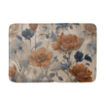 Beige Laranja Queimado Marinho Azul