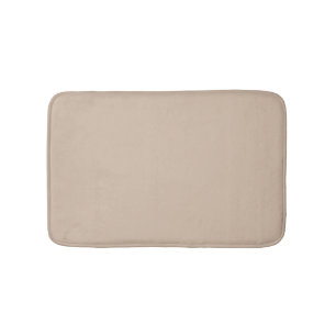 Tapete De Banheiro Beige minimalista que é um elegante sólido e neu