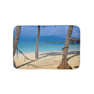 Tapete De Banheiro Beira-mar de suspensão do Hammock temático