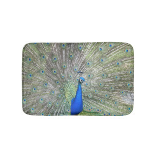 Tapete De Banheiro Bela Colorida Pavão Parecido