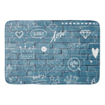 Belo Grafite na Caligrafia Verde da Parede