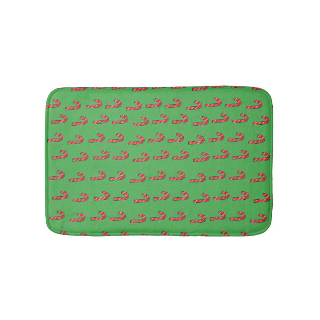 Tapete De Banheiro Bengala de Natal (frente)