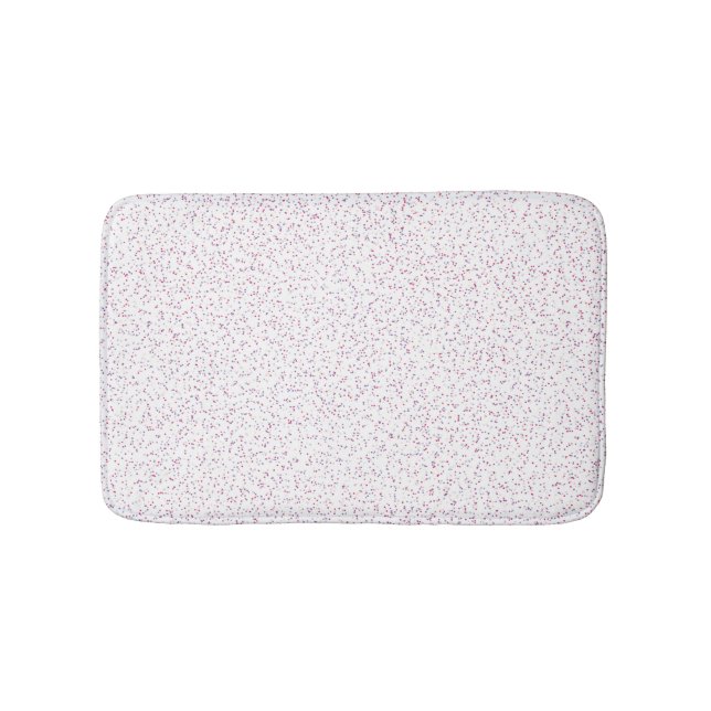 Tapete De Banheiro Berry Sweet Especked Pink & Purple Pontos (frente)
