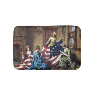 Tapete De Banheiro Betsy Ross Costumando A Bandeira Americana