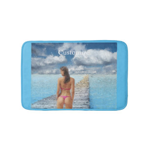 Tapete De Banheiro Bikini Girl Thunder_Cove