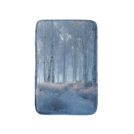 Tapete De Banheiro Birch Radiant Snow Forest 