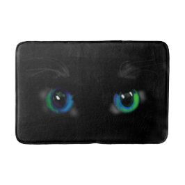 Tapete De Banheiro Black Cat Bath Mat Blue Green